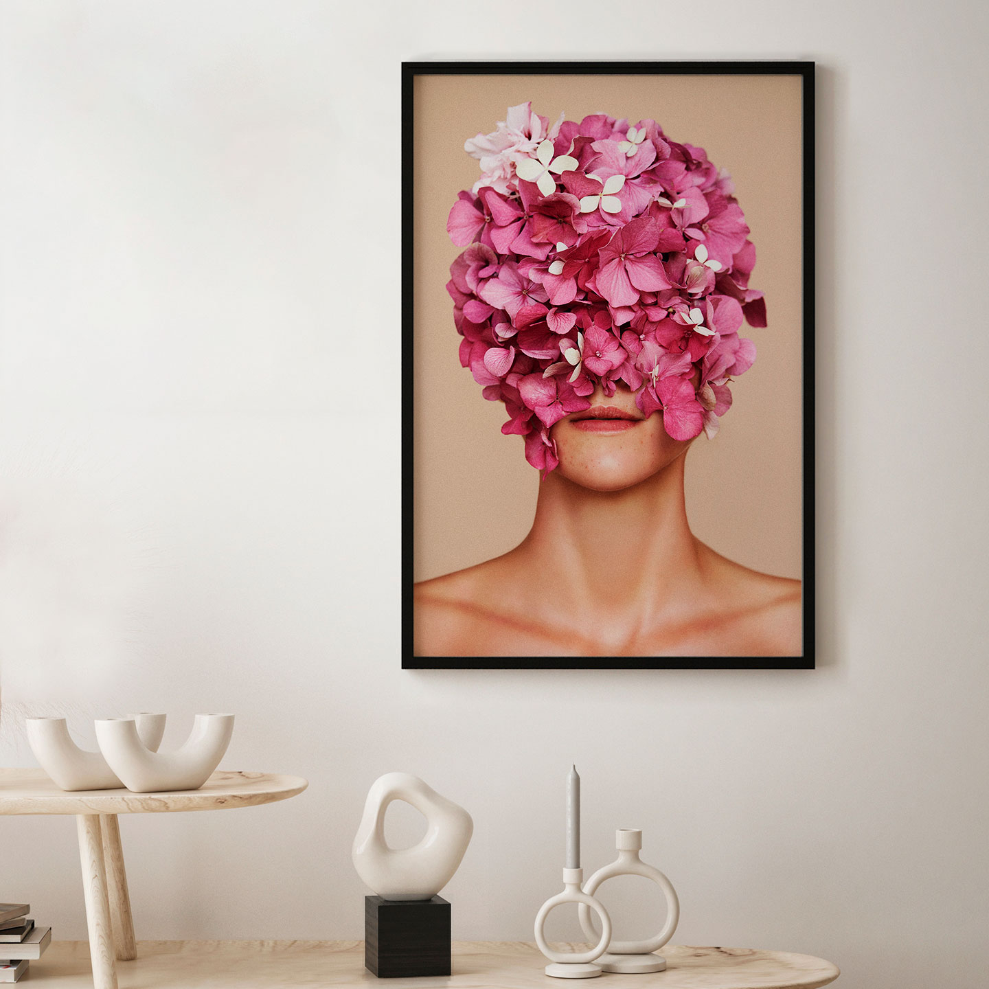 Flowerhead Beige av Camilla Schmidt