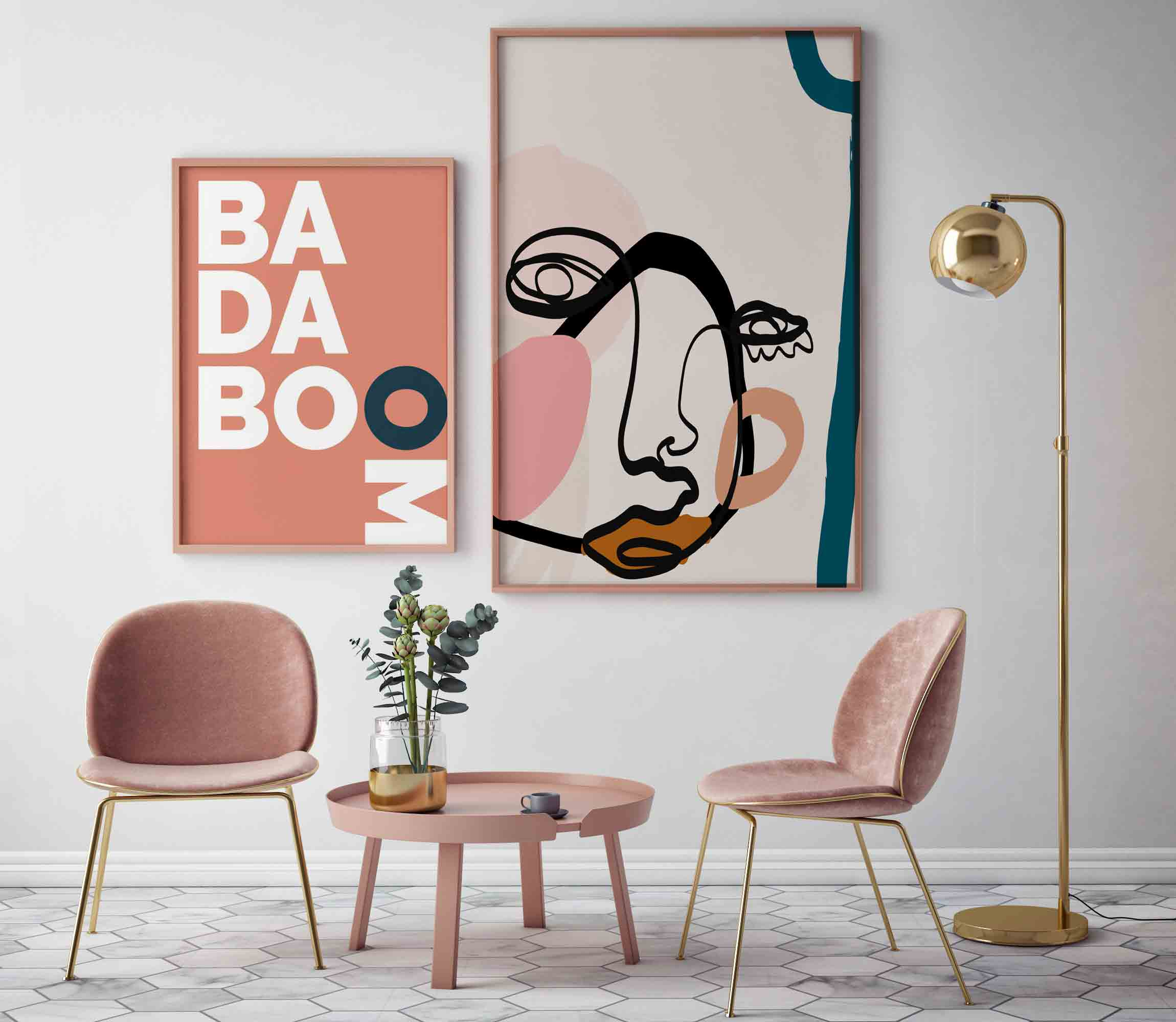 Badaboom orange av Rikke Axelsen