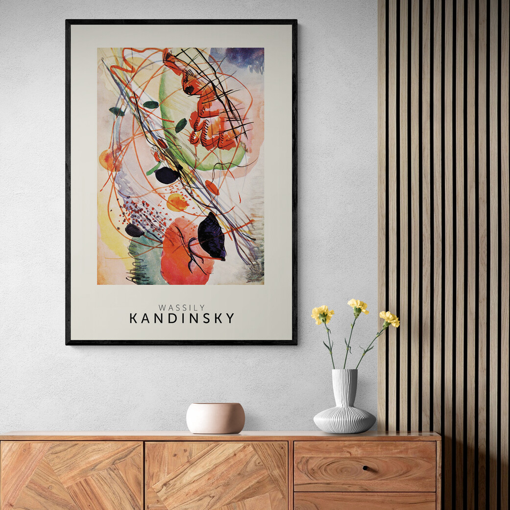 Aquarell Print av Plakatwerket