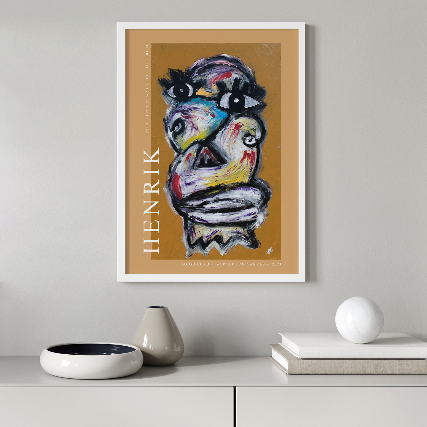 Henrik poster av Jacob Lund Art