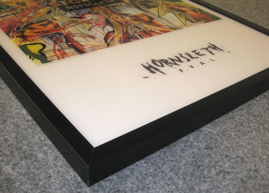 Four logos no 3 av Hornsleth, 230g Fine Art papir, 50×70 cm