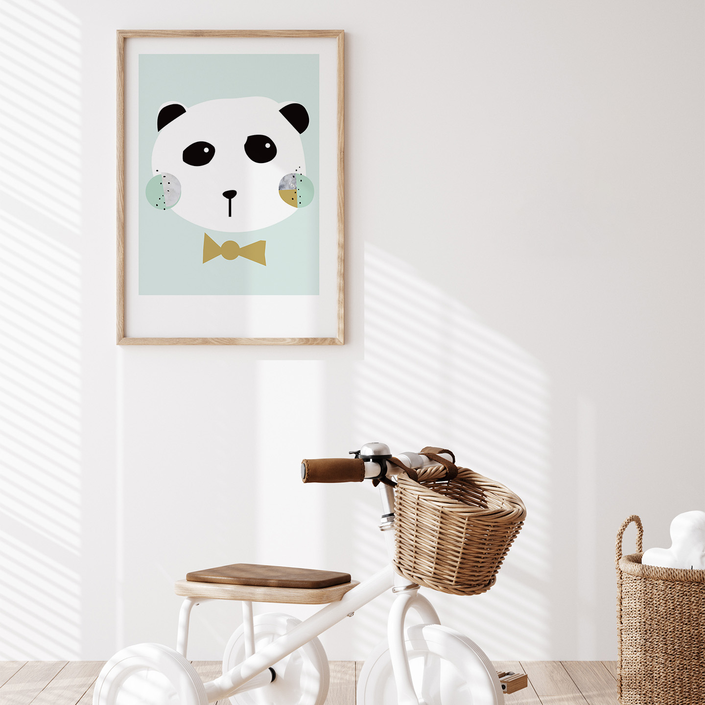 Little Ones Panda boy av Plakatwerket