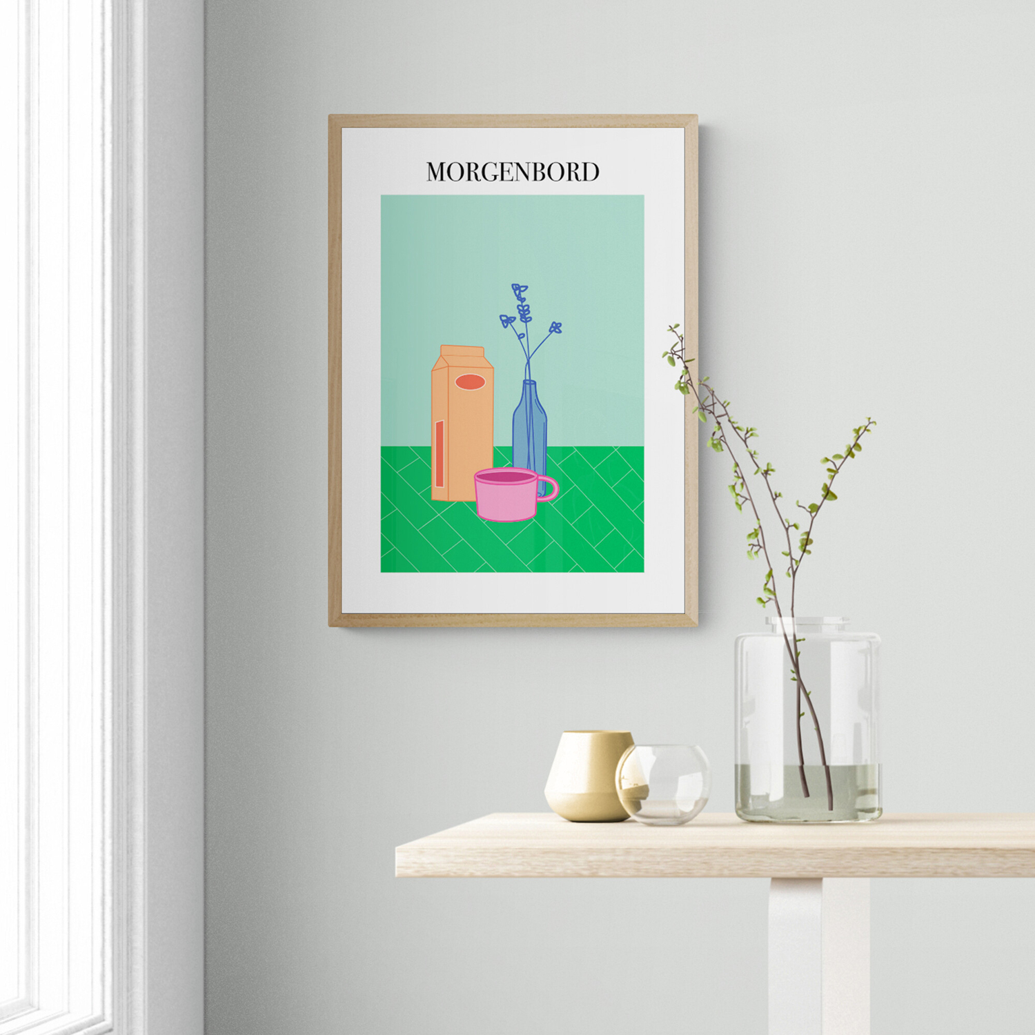 Morgenbord av Justesen Plakater