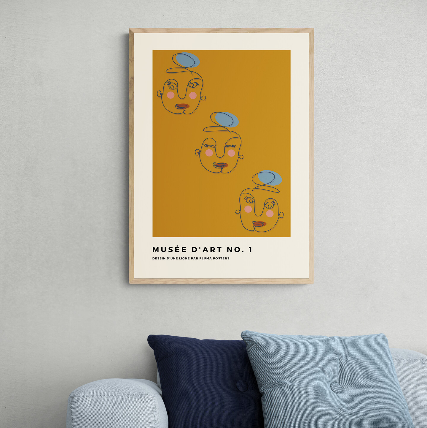 Musée d’art no. 1 av Pluma Posters
