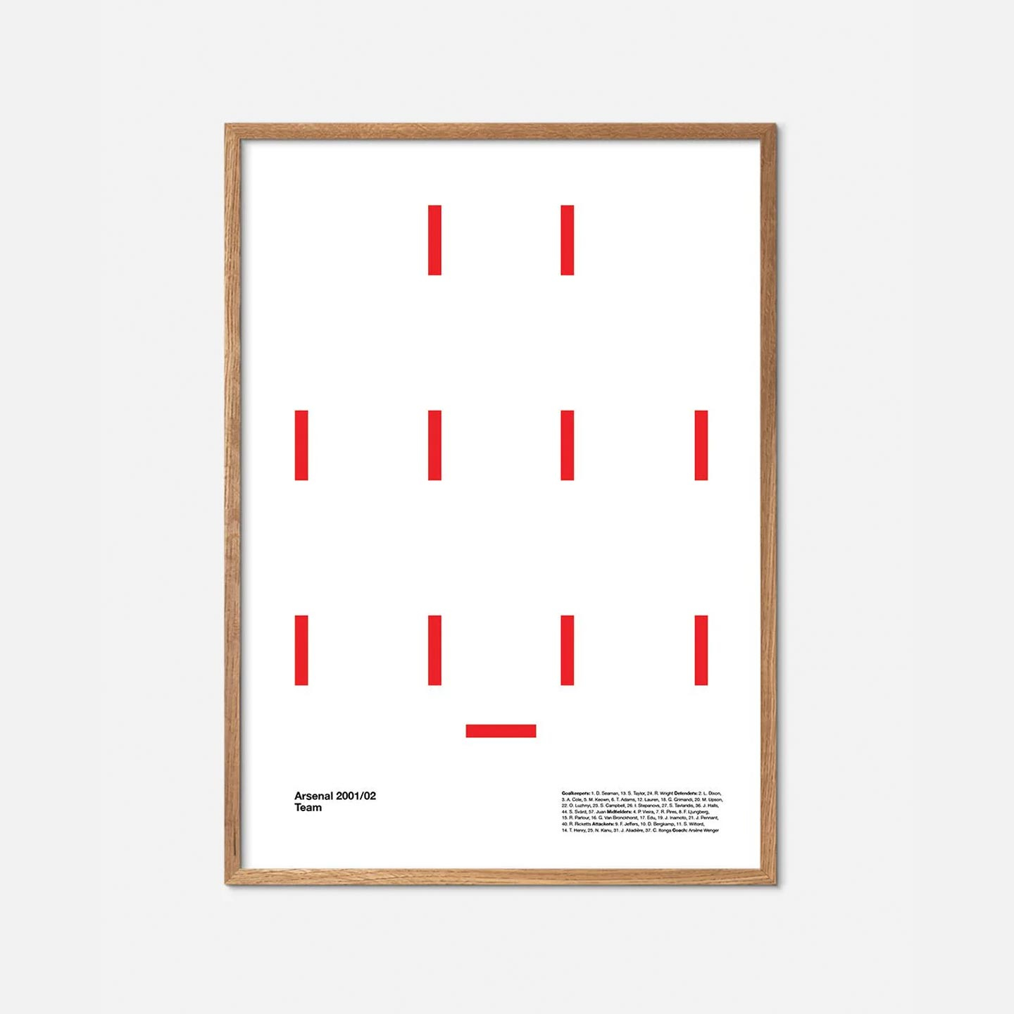 Arsenal – Team 2001/02 av Olé Olé