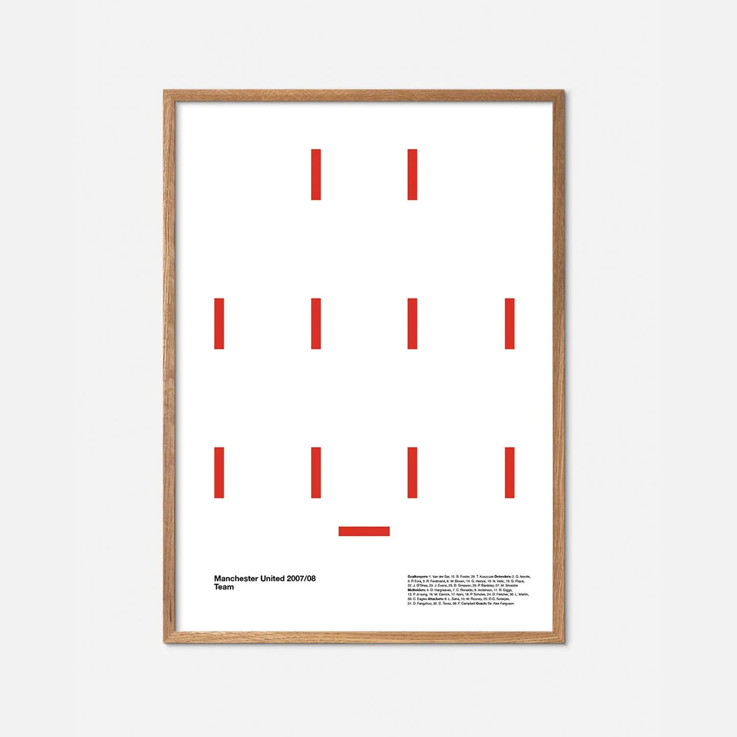 Manchester United – Team 2007/08 av Olé Olé