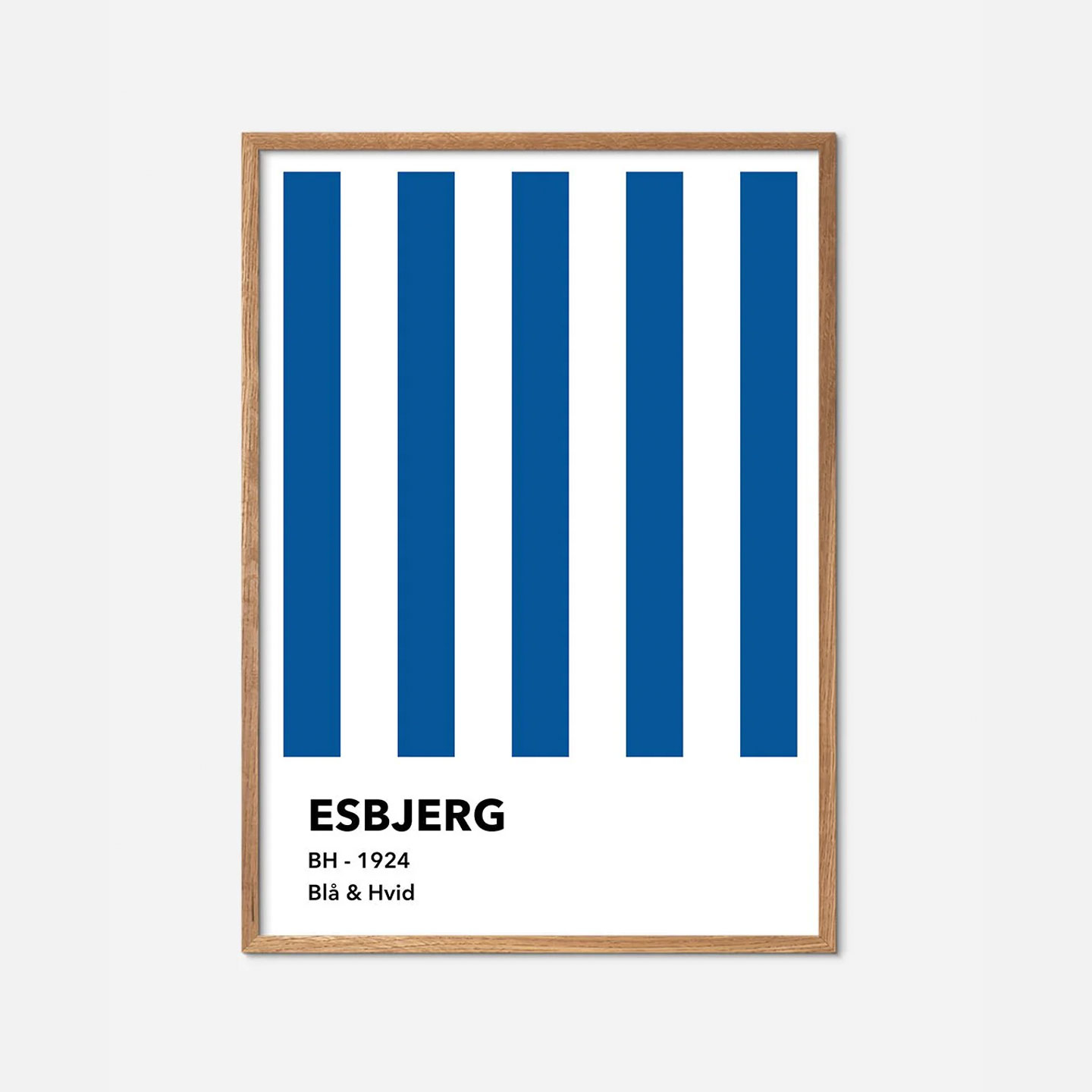 Esbjerg – Blå og Hvid av Olé Olé
