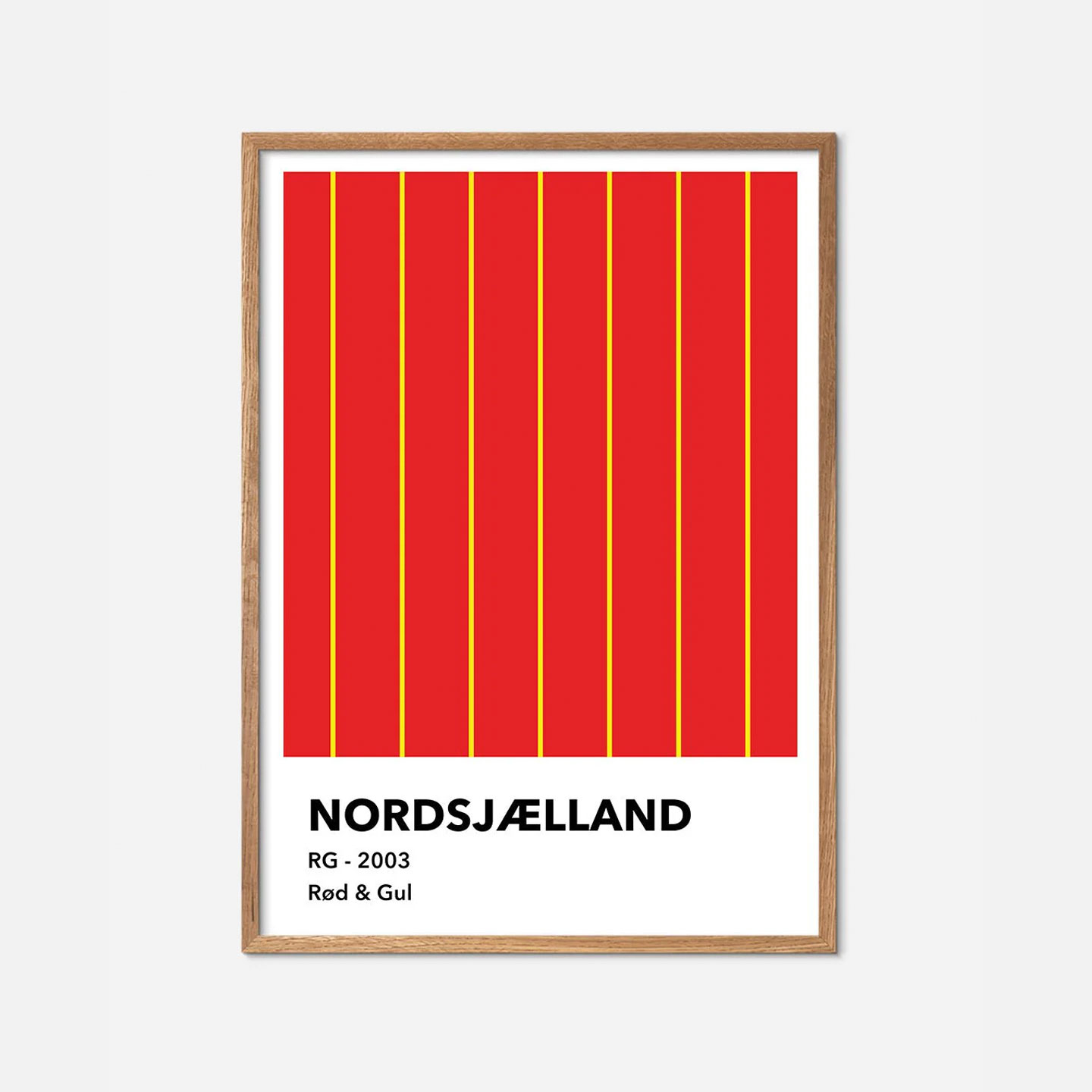Nordsjælland – Rød og Gul av Olé Olé