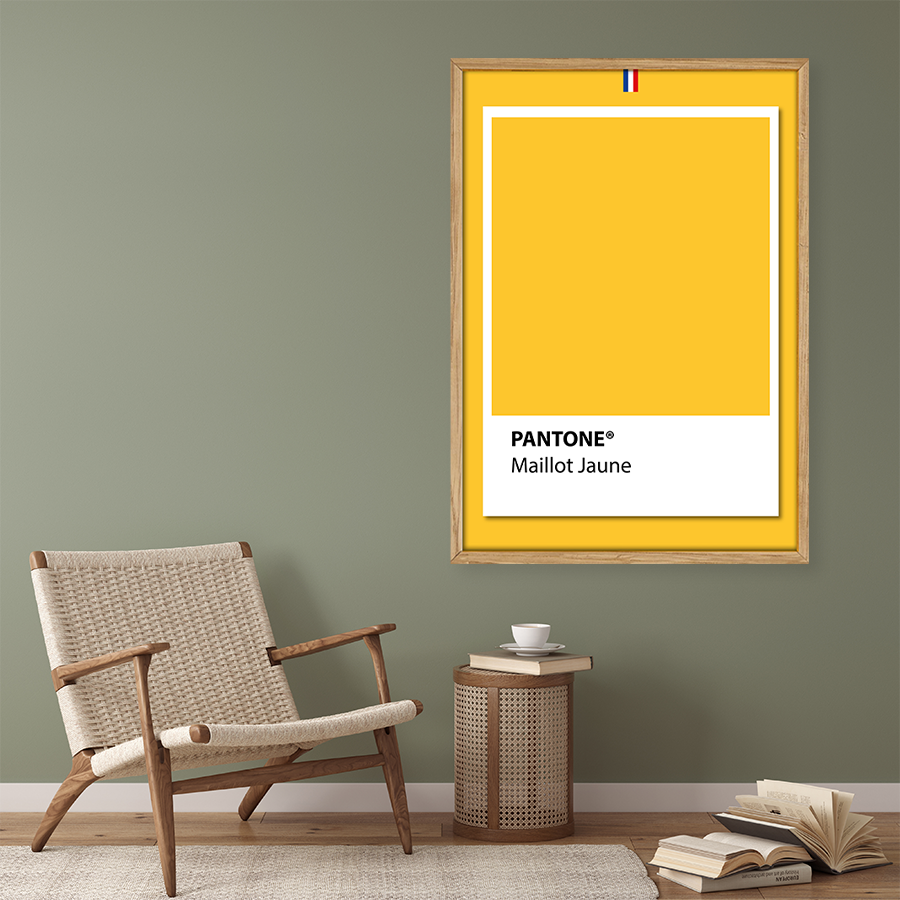 Pantone Maillot Jaune av Plakatwerket