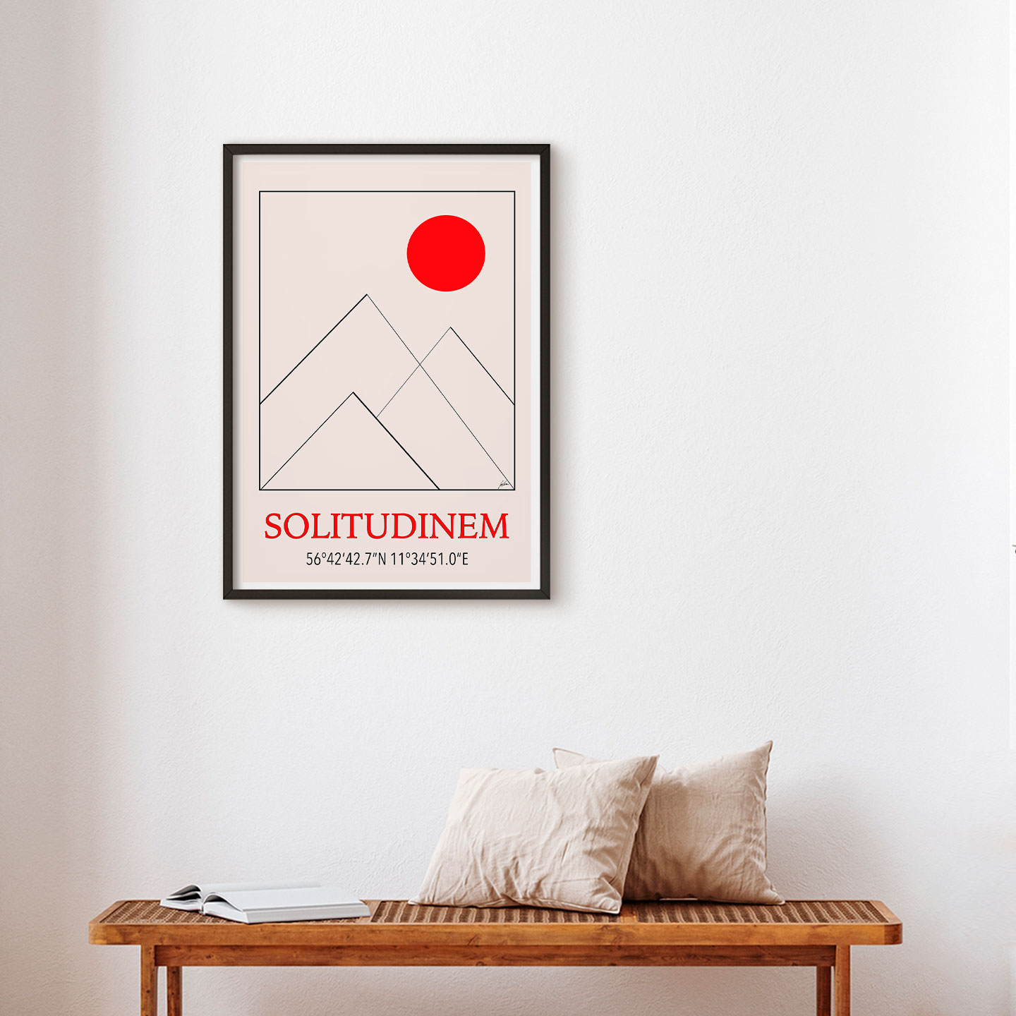 Solitudinem av Justesen Plakater