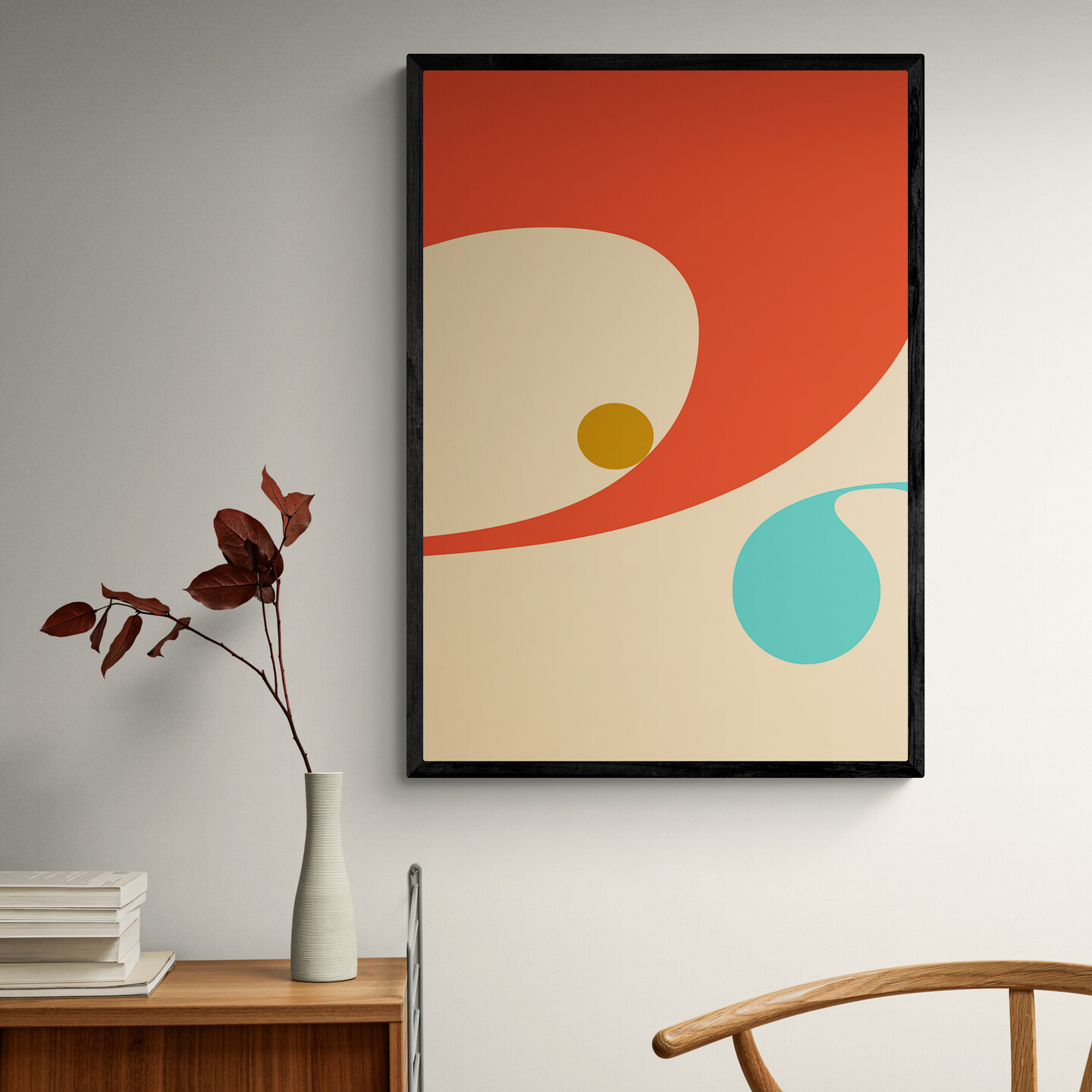 Typo turkis orange 2 av Ten Valleys