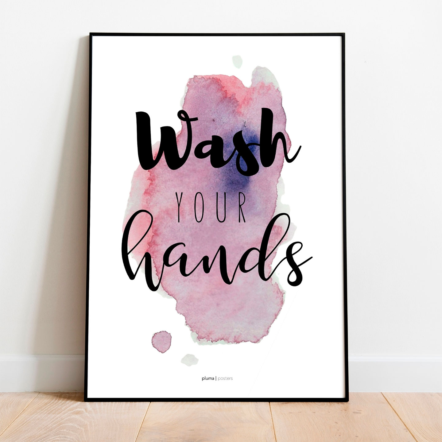 Wash your hands – Lilla av Pluma Posters