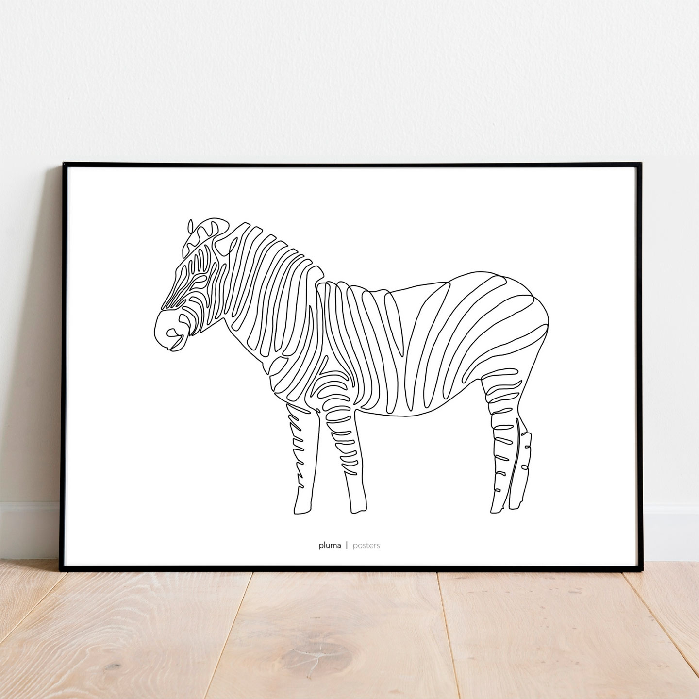 Zebra av Pluma Posters
