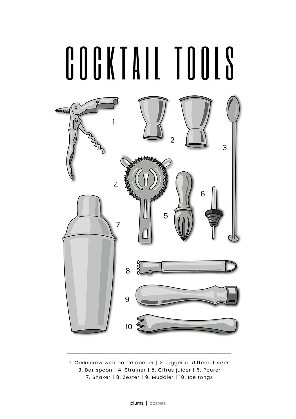 Licor Tools Cocktail tools - Illux.no