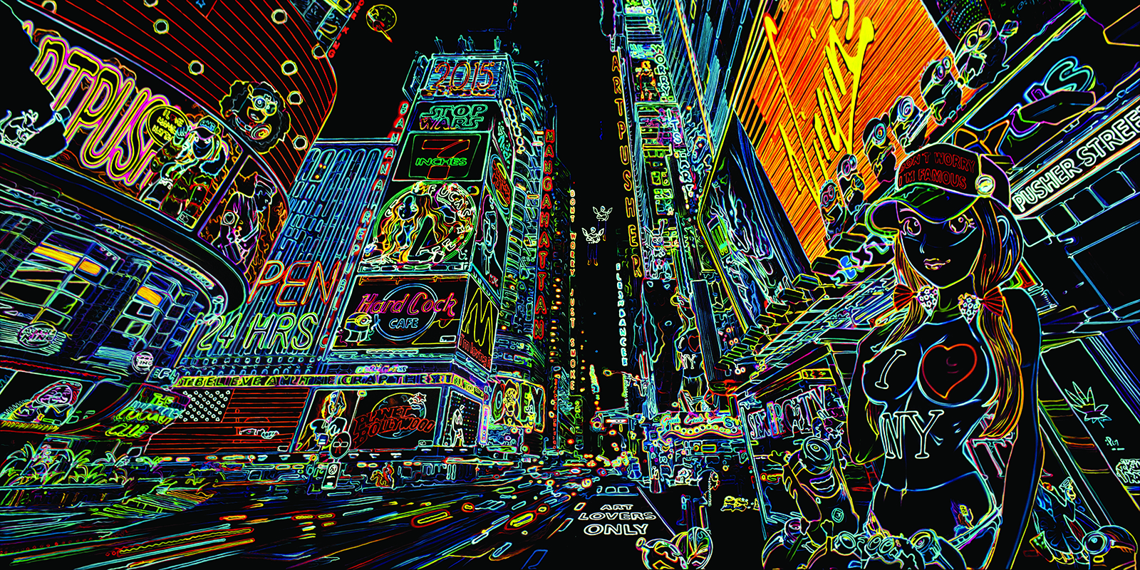 Famous neon av Artpusher
