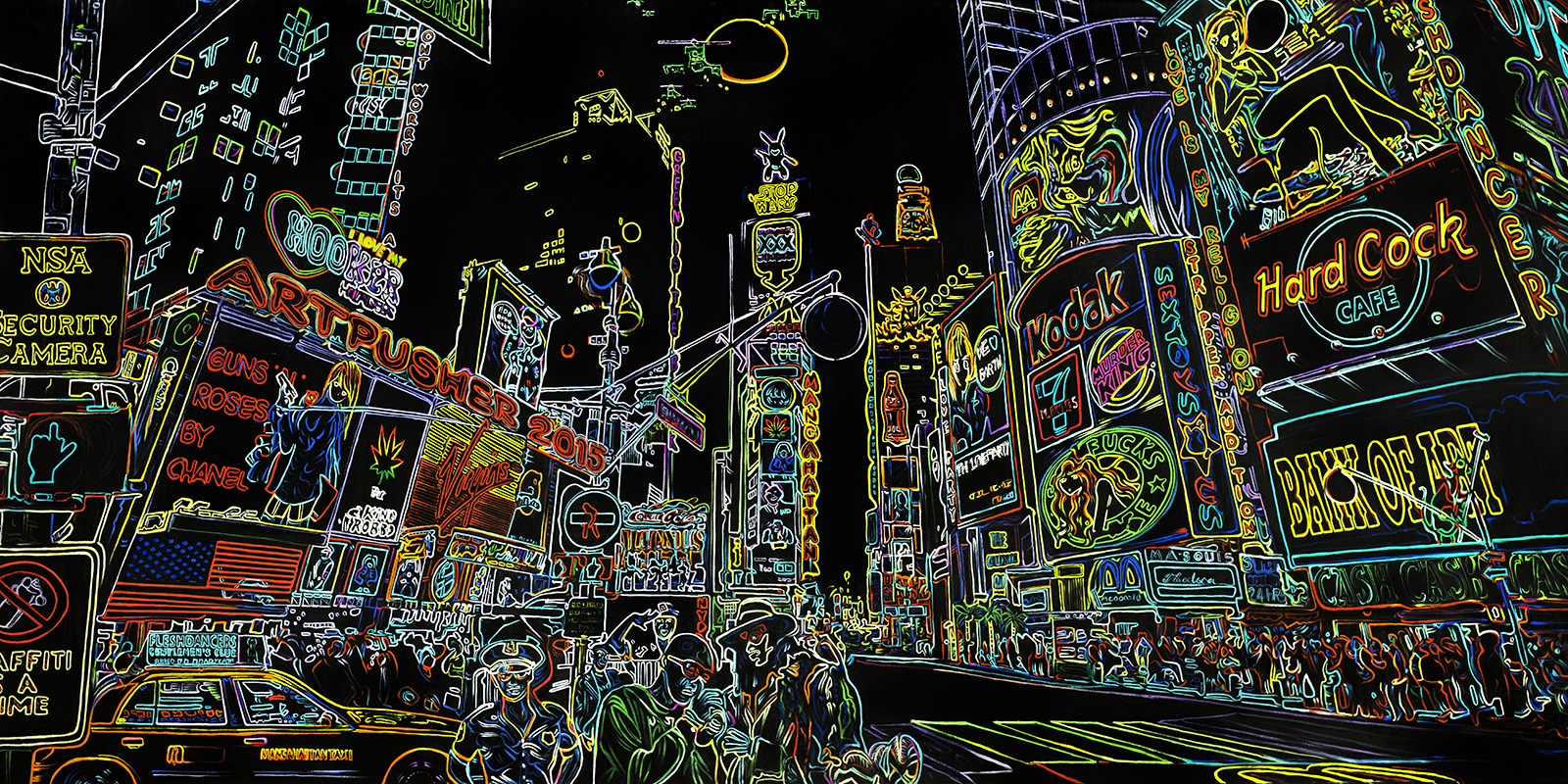 Fleshdancer neon  av Artpusher