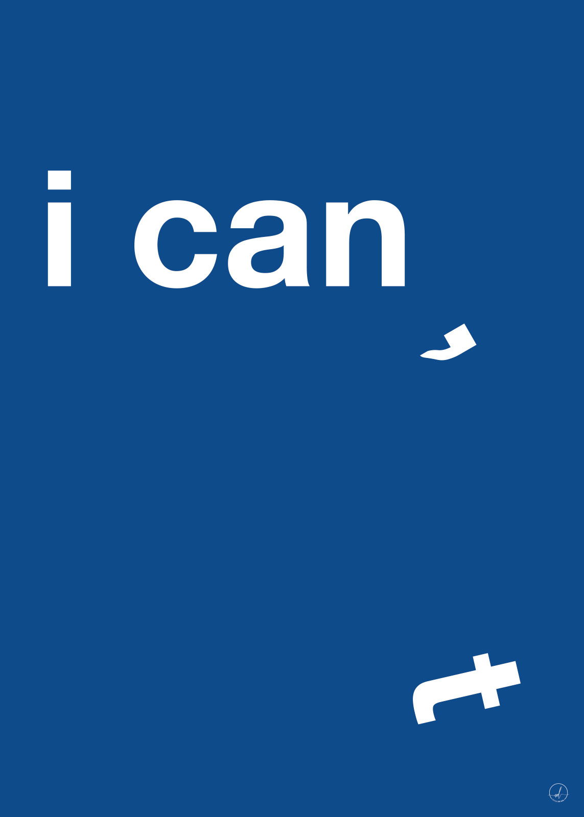 I Can – Blue av Rikke Axelsen