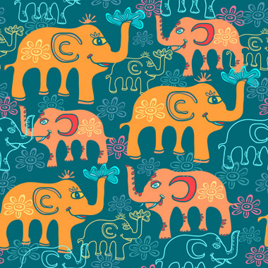 Elephants 2 av Illux Kids