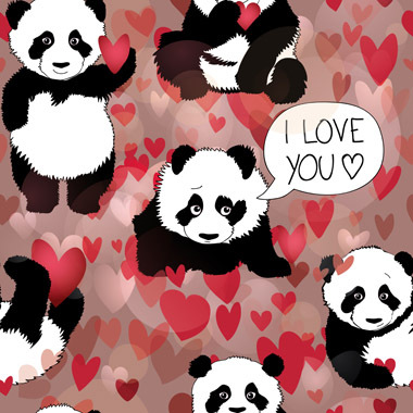 Panda loves you av Illux Kids