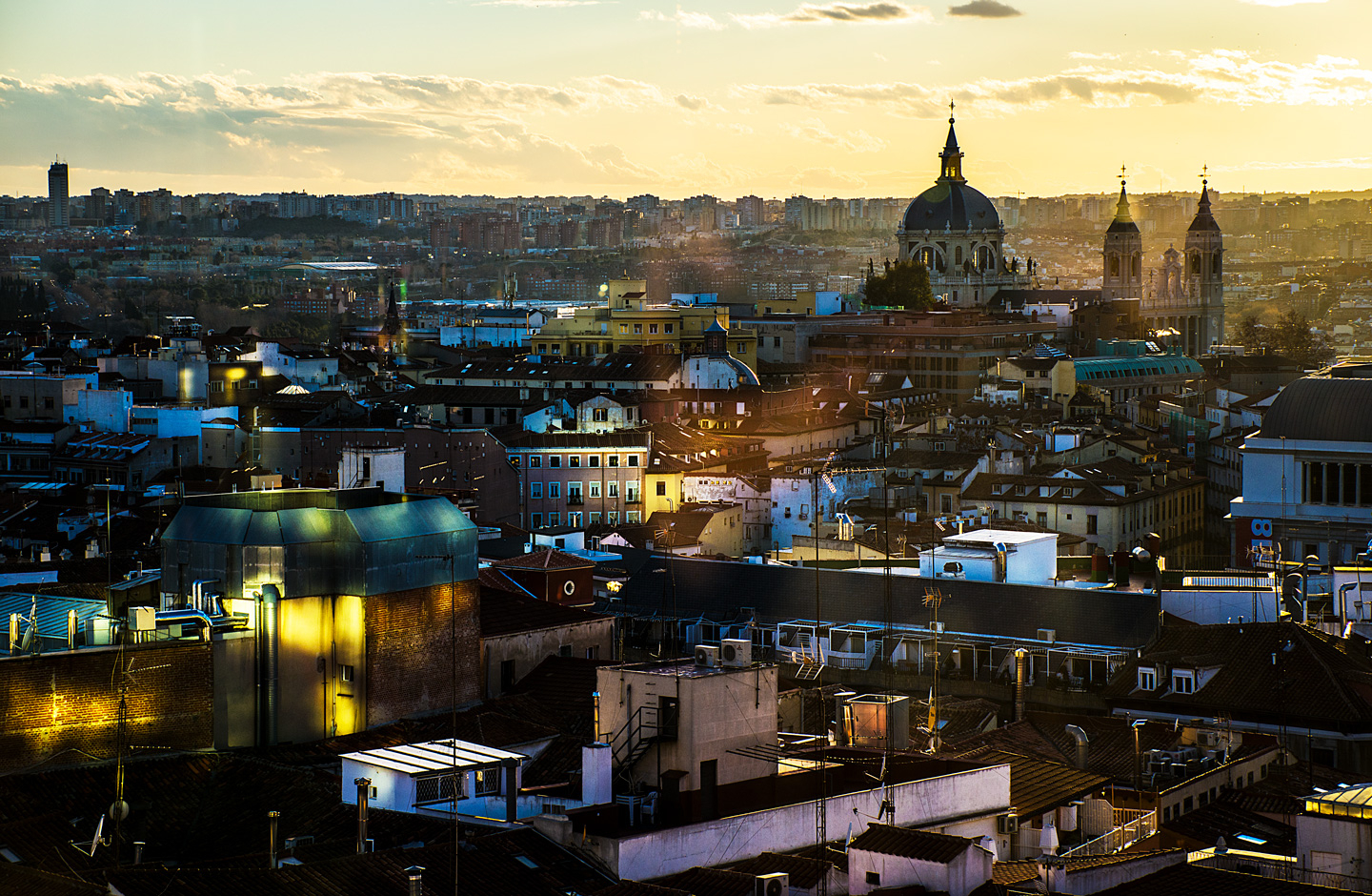 Madrid Rooftop av Kirsten Stigsgaard