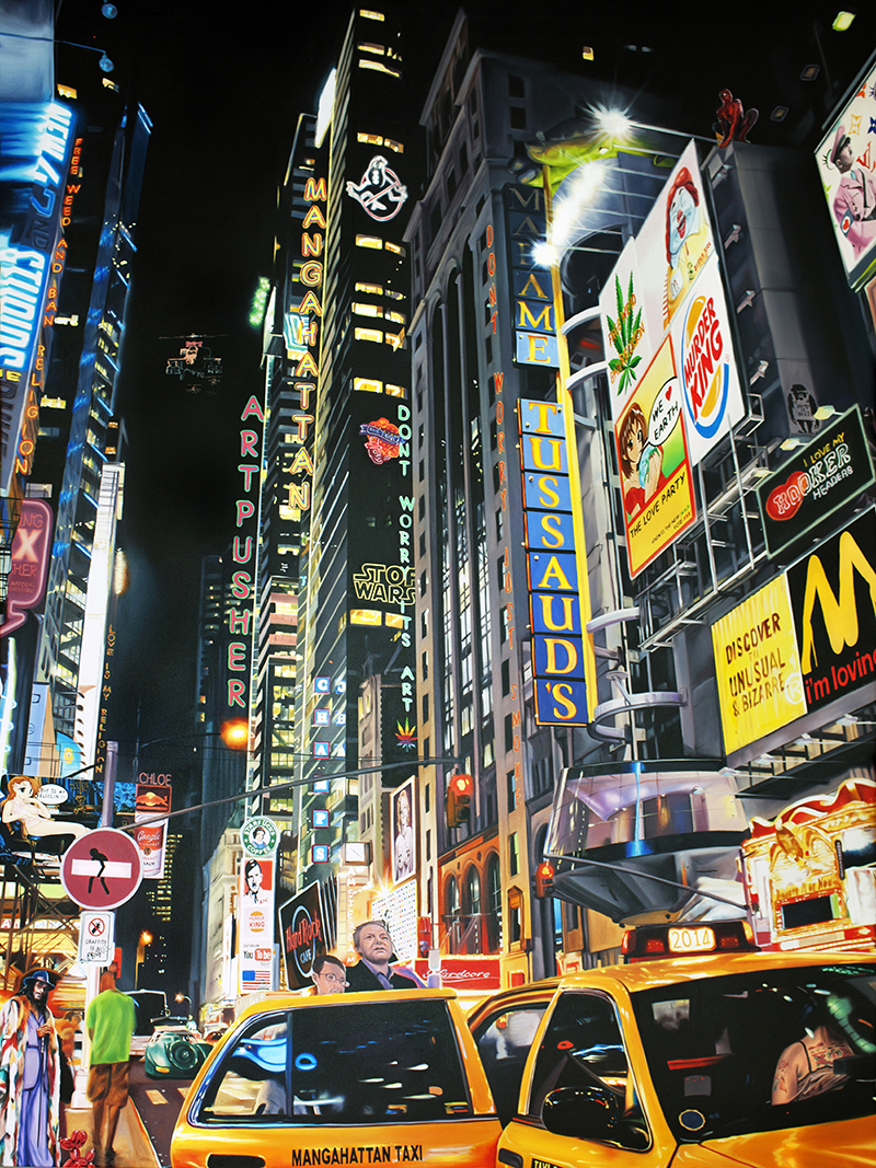 Mangahattan taxi av Artpusher
