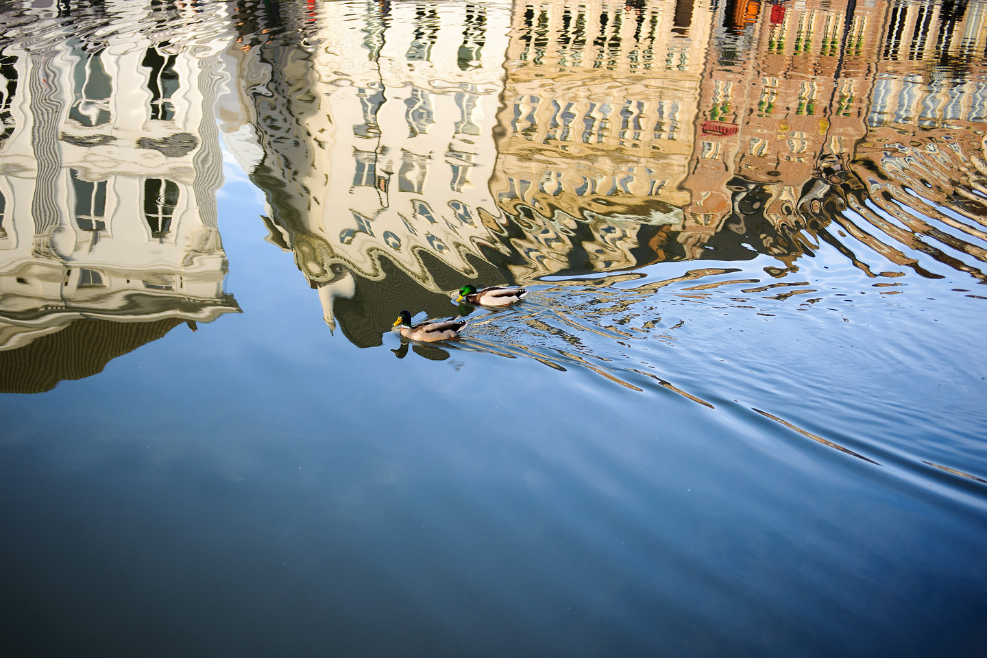 Reflection in Ghent av Julie Aucoin
