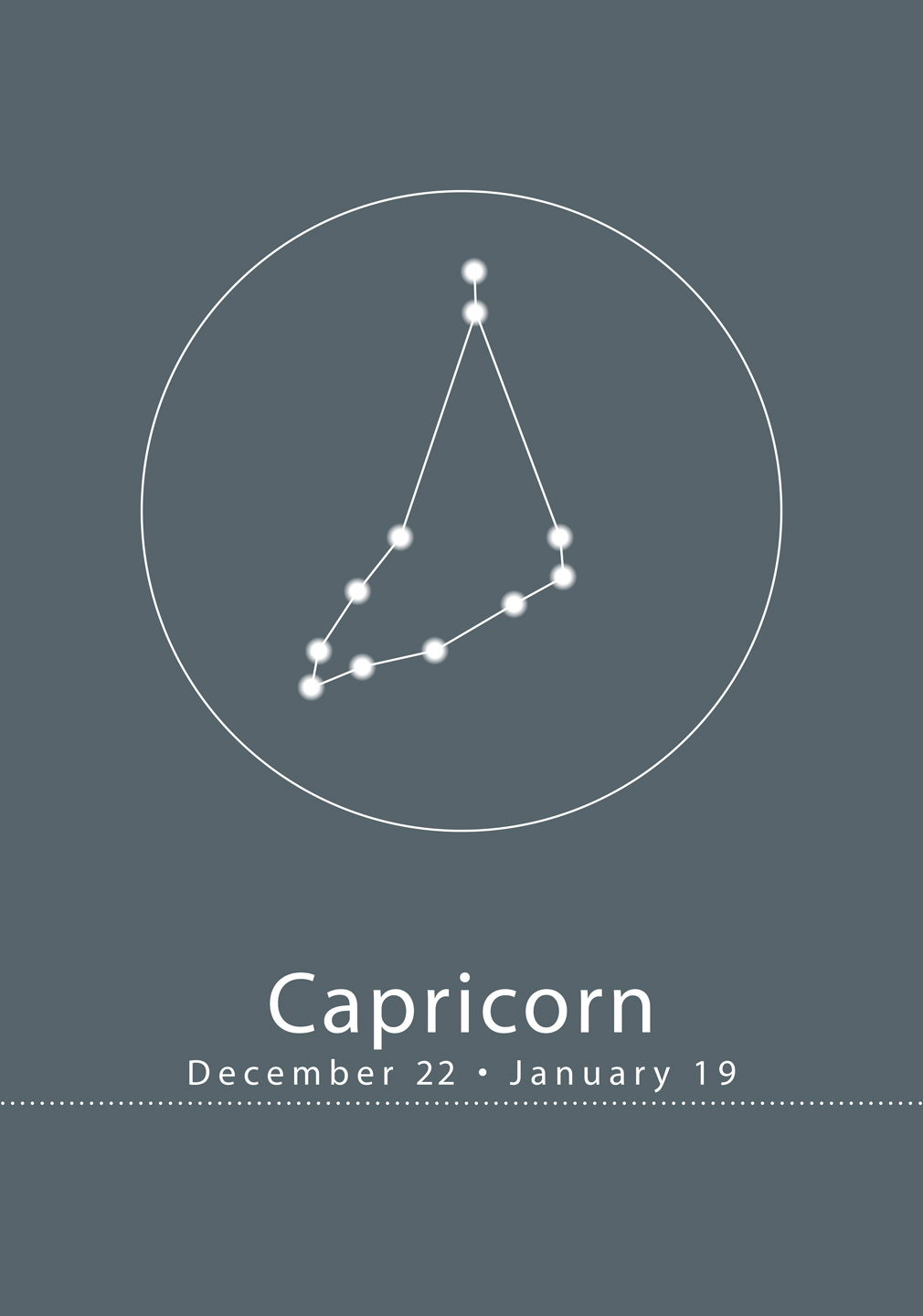 Dyrekretsen – Capricorn av Ten Valleys