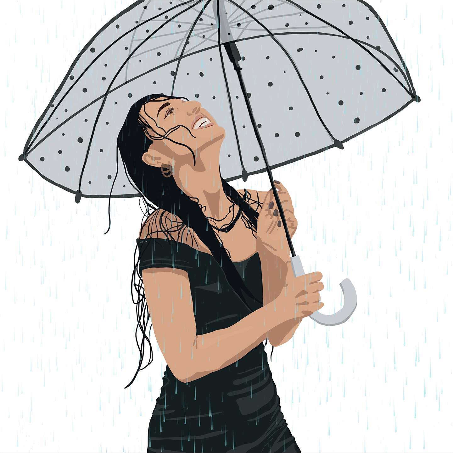 There Comes The Rain av Birgit Thrane