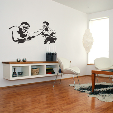 Ali wallsticker av Jesper Haun, 80×49 cm