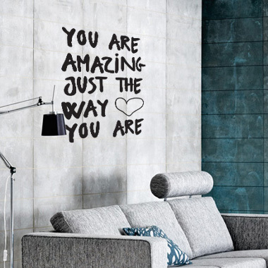 Amazing wallsticker av Diana Lovring, 42×60 cm