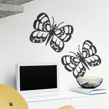 Buthaflyz wallsticker av Alan Smithee, 60×60 cm