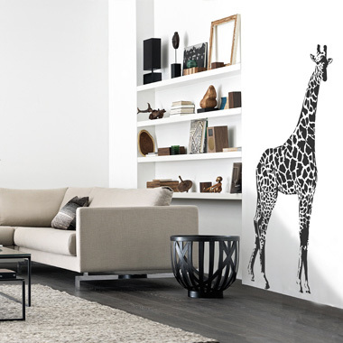 Giraf wallsticker av Anline Ruby, 45×97 cm