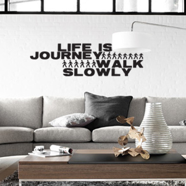Journey wallsticker av Diana Lovring, 98×29 cm