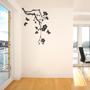 Myflowertree wallsticker av Heidi Holm Pedersen, 40×50 cm