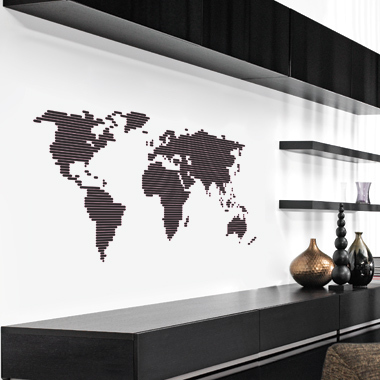 World of lines wallsticker av Alan Smithee, 120×60 cm