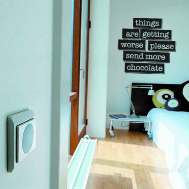 Worse wallsticker av Alan Smithee, 67×39 cm